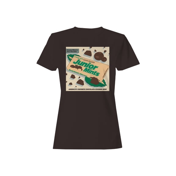 Officially Licensed Junior Mints Chocolate Delight Women's T-shirt