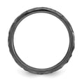thumbnail image 2 of Sterling Silver Stackable Expressions Black-plated Ring - Size 7, 2 of 3