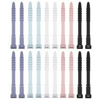 unbranded 40 pcs Silicone Cable Winders Cord Organizer Headphone Cable Cord Keepers