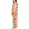 thumbnail image 2 of FORMRS Womens Pajama Set Long Sleeve Top and Pants with Pockets Soft Comfy Lounge Sleepwear, Sizes S-2XL, Christmas Santa, 2 of 7
