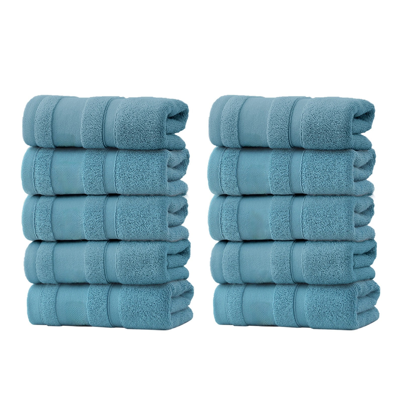 Kchsji 10-Piece Bath Towel Set 29.1x13.77In - Soft Thick Absorbent Towels for Bathroom Spa Pool Use - Multipurpose Hand Face Body Towels for Home Hotel Guest Bathroom Spa Gift Set