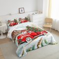 thumbnail image 3 of Feelyou Christmas Farmhouse Truck Full Size Comforter Sets, Xmas Tree Bedding Comforter Set, Teenager Kids Boys Girls Reversible Bedding Sets, Luxury Bedroom Decor, 3pcs, 3 of 8