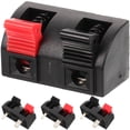thumbnail image 1 of Shisuyan 4pcs Stereo Speaker Terminal Connector 2-pin Speaker Wire Terminal Connector, 1 of 8
