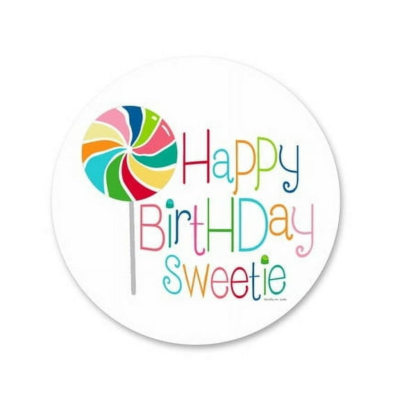 Happy Birthday Sweetie Edible Icing Image Cake Decoration Topper -1/4 Sheet