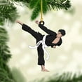 thumbnail image 3 of Personalized Karate Ornament, Personalized Karate Uniform Acrylic Shape Flat Ornament, Custom Karate Ornament, Gifts for Karate Lovers, Karate Christmas Ornament (Style 2) - 3548 (Style6), 3 of 7