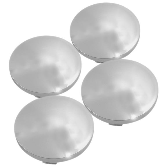 ELAYARD 4Pcs Plated Silver Plastic Wheel Hub Covers Car Tire Accessories Easy Install Durable Protection