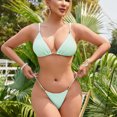 thumbnail image 4 of qucoqpe Bikini Sets for Women Two Piece Swimsuit Beach Vacation Swimwear Fashion Cute Bathing Suit, 4 of 7