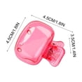 thumbnail image 3 of AuroraX Plastic Toothbrush Cover Travel Toothbrush Case Durable Easy Clean Lightweight Snap-On Portable Toothbrush Cap, 3 of 6