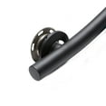 thumbnail image 3 of 24" Designer Waved Shaped Shower Grab Bar, Matte Black, 3 of 6
