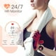 thumbnail image 3 of Reloj inteligente AGPTEK para mujer IP68 impermeable Android/iOS Rosa, 3 of 9