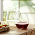 thumbnail image 3 of Libbey Signature Red and White Wine Glasses Set of 12, Elegant, Dishwasher Safe Glass Wine Glasses, Stemless Glassware for Birthdays, Weddings, 3 of 9