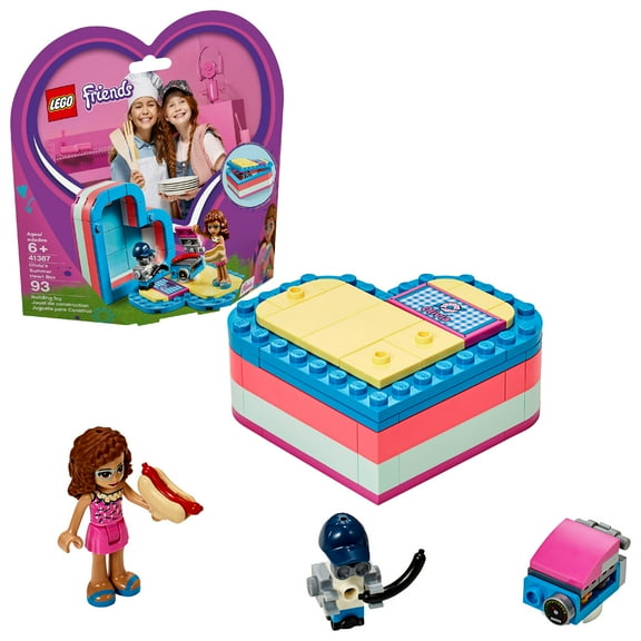 LEGO Friends Olivia's Summer Heart Box 41387 Building Set (93 Pieces)