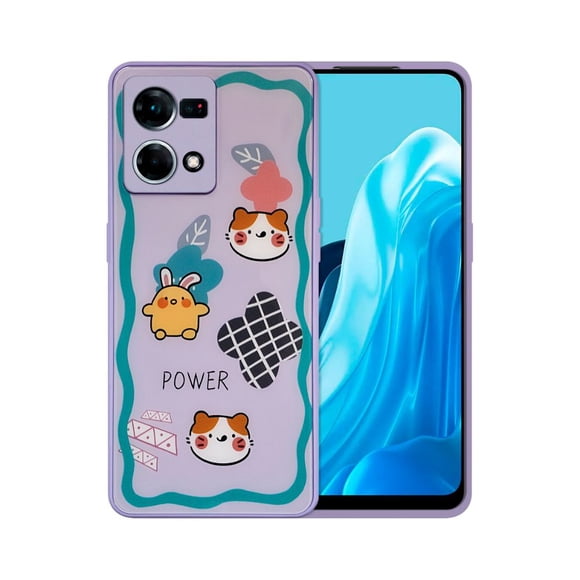 Funda de Vidrio Templado Glass Fashion para Oppo Reno 7 4G