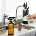 thumbnail image 2 of suministros de baño Botellas de spray de vidrio ámbar vacías etiquetadas (paquete de 2) - Contenedor recargable de 18 oz para aceites esenciales Zhivalor LRWJ837, 2 of 4