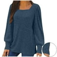thumbnail image 4 of Womens Tops Plus Size Long Sleeves V-neck Button Up Solid Color Winter Base T-shirt Grooves Brushed Top,Tops for Women, 4 of 6