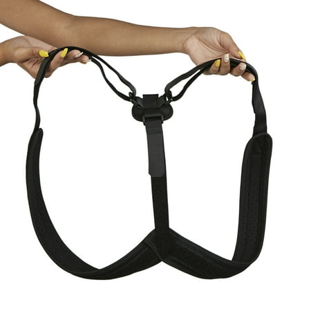 Mind Reader - Back Posture Corrector Back Support - Black