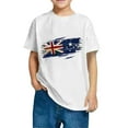 thumbnail image 3 of OKSALE American Flag T Shirts for Boys Size 10-12 Big Boys Girls Summer Cotton Shirt Fashion USA Stars Graphic Tee Shirts with Short Sleeve for Kids 3-14 Years, 3 of 7