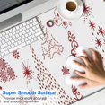 thumbnail image 2 of Long Mouse Pads for Desk,White Christmas Tree Pattern Desk Mats on Top Of Desks, Desk Mouse Pad Extra Large with 3mm Non-Slip Base and Stitched Edge for Gaming,Office,Work,Home 47.3x23.6in, 2 of 5