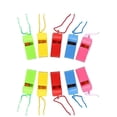 thumbnail image 1 of 24pcs Plastic Whistles Colorful Cheering Refueling Whistles Referee Whistles Kids Toy Sporting Goods With Rope, 1 of 3