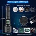 thumbnail image 4 of Linterna LED recargable 120000 lúmenes XHP160 120m, 4 of 5