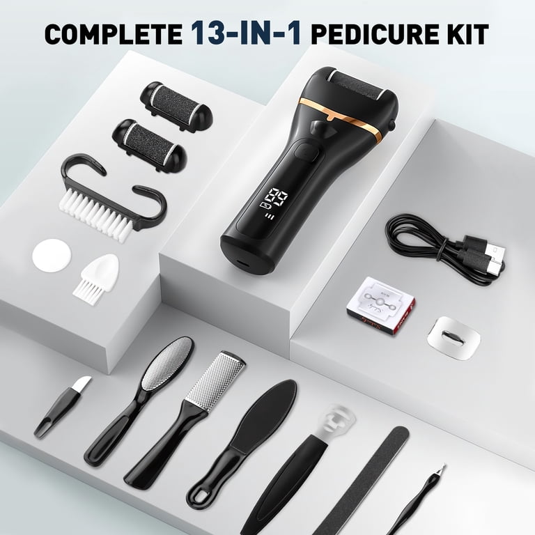 GPED Electric Foot Callus Remover, 3 Speed Waterproof photo 4