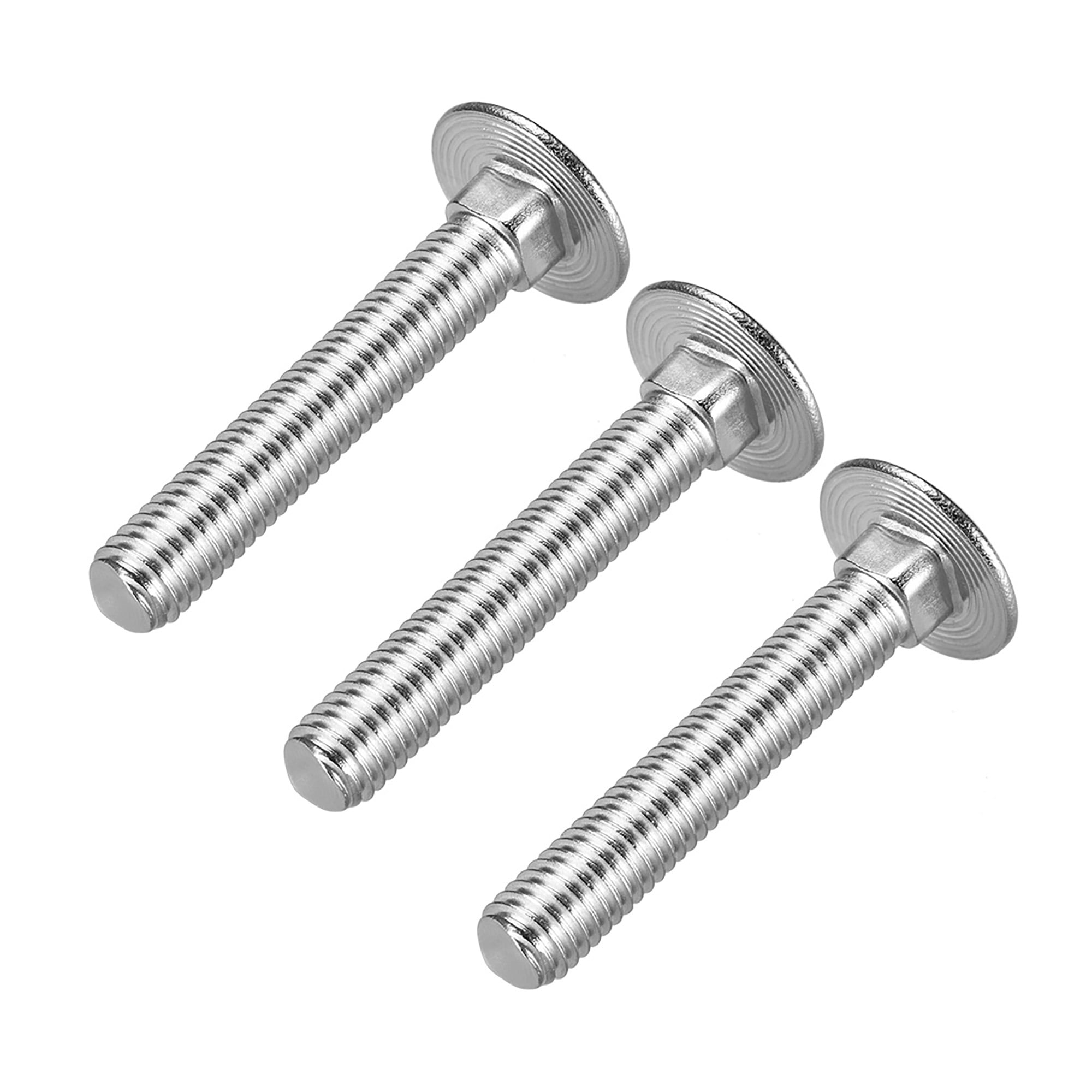 Type: M6x20mm-10pcs BOL-69014 Carriage Bolts Neck Carriage Bolt Round Head Square Neck 304 Stainless Steel M6x20mm 10pcs-
