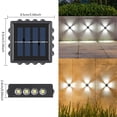 thumbnail image 1 of LED Solar Wall Light With 2200mAh Solar Lamp IP65Up And Down Illuminate Solar Lamp For Garden Porch Garage, 1 of 8