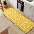 thumbnail image 5 of Yellow Lemon Fruit Shapes Orange Pattern Kitchen Rug Mat,Kitchen Runner Rugs Non Skid Washable,Decorative Kitchen Floor Mats for Kitchen,Sink,Laundry,17"x47.2", 5 of 7