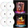thumbnail image 2 of CUTELOVE 3pcs Mini Glow Coaster LED Bottle Light Christams Festival Nightclub Bar Party Vase Decoration LED Glorifier Drink Cup Mat NORBI, 2 of 6