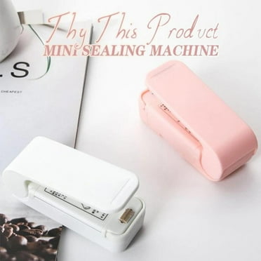 2-Pack Mini Bag Sealer - Portable Snack Plastic Bag Heat Sealer, 2PC Mini Sealing Machine Snack Plastic Bag Sealing Machine