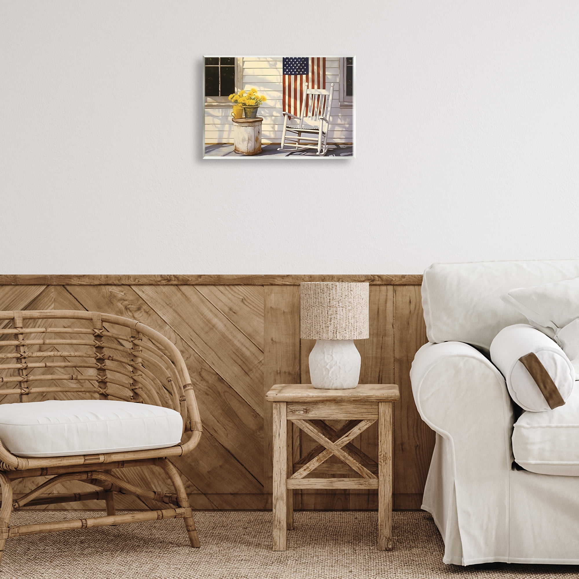 Stupell Industries Americana Deco Scene Travel & Places Painting Unframed Art Print Wall Art, 15 x 10