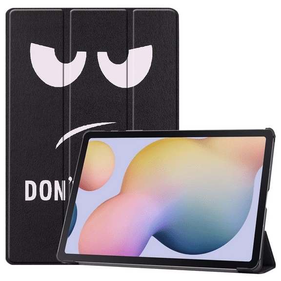 For Samsung Galaxy Tab S7 PlusS7plus(T970/T975) Cover 2020,【Auto Sleep/Wake】Leather Slim Tri-Fold Cover Magnetic Stand Big Eye