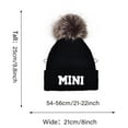 thumbnail image 4 of SUNSIOM Family Matching Beanie Hat, Soft Warm Embroidery Letters Winter Cap for Casual Daily, 4 of 4