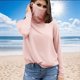thumbnail image 1 of TaTaai Women's Long Sleeve UPF Top, Sun Protective Shirt with Built-in Face Mask, Breathable Casual Wear for Hiking and Outdoor Sports Gift, 1 of 5