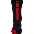 thumbnail image 3 of Nike Elite Basketball Crew Socks Black/University Red, 3 of 3