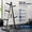 Black, variant on Weight Plate Rack with Wheels, Vertical Storage Stand for 2-Inch Standard Plates, 1000 lbs Capacity Gym Barbell Holder