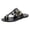 White, variant on Women's Flat Sandals Lightweight Slip On Thong Sandals Non Slip Beach Vacation Slippers Casual Floral Flip Flops Brown Size 8.5