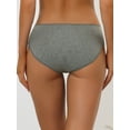 thumbnail image 2 of DARING DIVA Women's Underwear Hipster Soft Panty Available in Plus Size 3XL Gray, 2 of 6