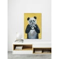thumbnail image 4 of I Heart Panda Painting Print on Wrapped Canvas, 4 of 7