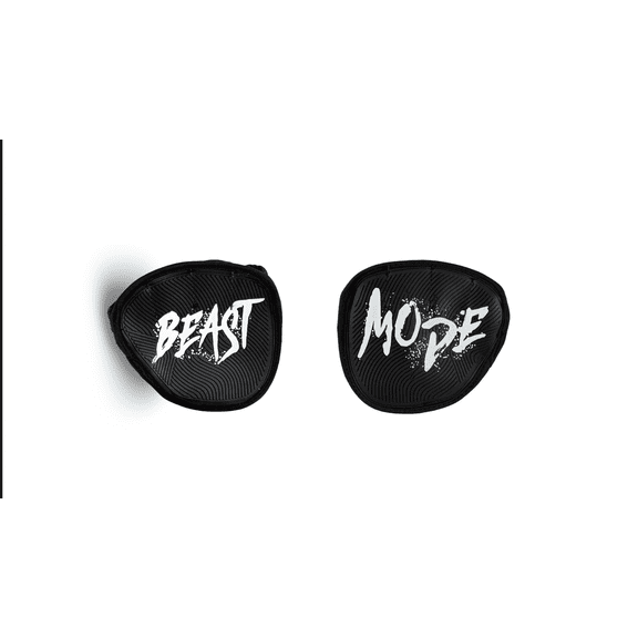 BEAST MODE Workout Gym Gloves, for Weightlifting & Powerlifting Training