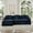 Blue, variant on Chenille Cloud L-Shaped Sofa with 4 Pillows, Movable Ottoman Pom-Pom Trim Quilted Tufted Cushion Ergonomic Design, Easy Assembly Deep Seat Couch for Living Room Office, Apartment, Orange