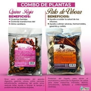 Quina Roja y Palo de Víbora Combo - 100% Orgánica y Natural de México