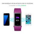 thumbnail image 3 of Pulsera Inteligente Fitband Sport Redlemon  a Color, Contra Agua, Monitor Salud, Android iOS, S9,. Morado, 3 of 4