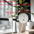thumbnail image 3 of LEEYNEER 1pc Magnetic USB Charging Cable - Compact & Durable with Easy-Attach Design  White  for On-the-Go Power Delivery, 3 of 5