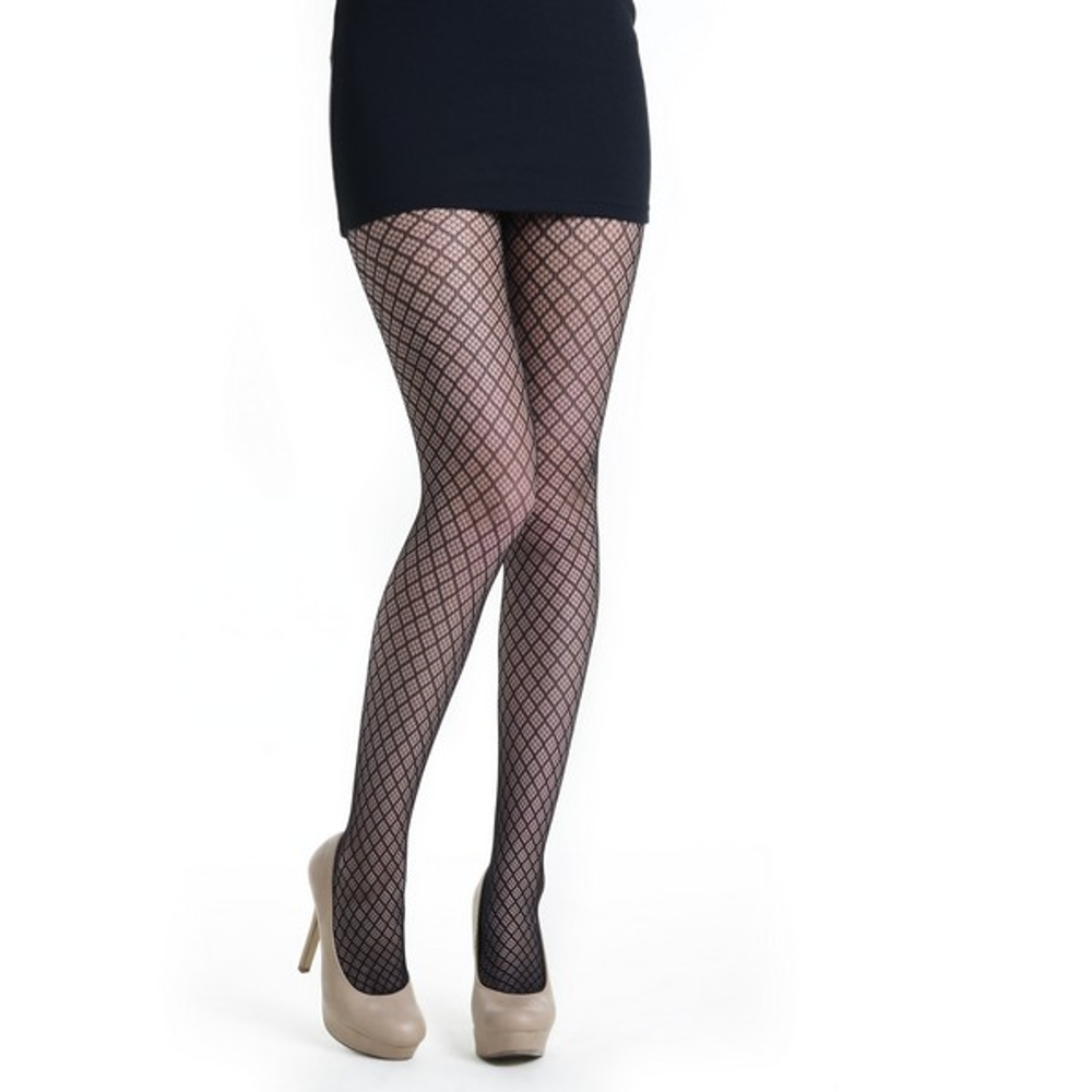 Simlu - Black Fishnet Stockings for Women Seamless Sheer Patterned ...