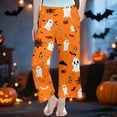 thumbnail image 2 of JAJAHO Girls Halloween Pajamas Pants Kids Sleepwear Long Pants Loose Pj Bottoms Sizes 3-14, 2 of 4