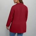 thumbnail image 4 of cocolona Blazers for Women Fashion Casual Loose Business Casual Office Work Jackets Fall Long Sleeve Button Suit Coat, 4 of 6