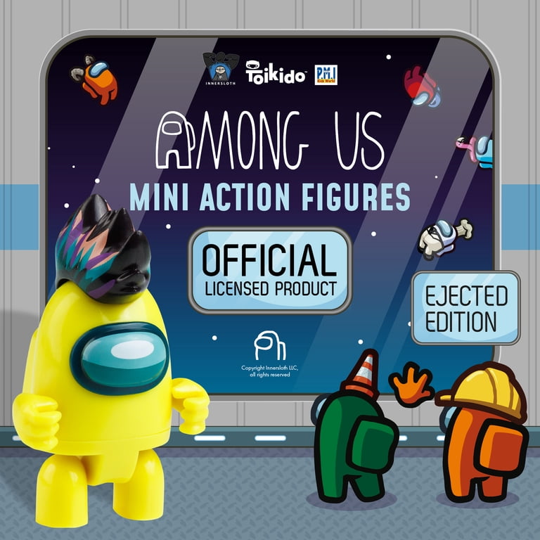 Among Us Articulated Collectible Toy Set, Mini Action Figures 3 Among Us Articulated Collectible Toy Set, Mini Action Figures 3