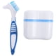 thumbnail image 4 of EeaseMX Cepillo de dientes portátil para dentaduras postizas, creativo cepillo de dientes de doble cabezal con caja, 4 of 8