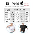thumbnail image 3 of SAYFUT Womens Cute Tops Short Sleeve Round Neck T Shirt Front Twist Tunic Tops Casual LooseTops Cropped Yoga Top Women's Gym Athletic Shirts, 3 of 8